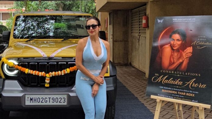 Malaika Arora Mahindra Thar Roxx Malaika Arora Mahindra Thar Roxx
