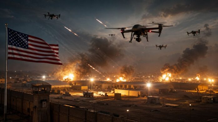 Iran Drone Attacks US Military Bases in Kuwait Iran Drone Attacks US Military Bases in Kuwait