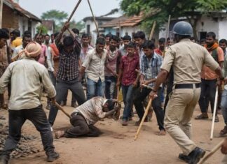 कानून हाथ में लिया! झारखंड में रेप आरोपी की भीड़ ने पीट-पीटकर ली जान Villagers in Jharkhand took the law into their own hands and beat a rape accused to death