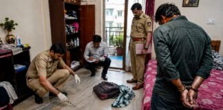 पत्नी की हत्या के बाद नकदी लेकर फरार, क्राइम वेब सीरीज से सीखी थी कत्ल की साजिश Delhi Murder Case
