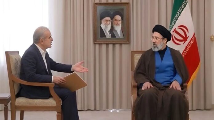 Masoud Pezeshkian Meets Mojtaba Khamenei Masoud Pezeshkian Meets Mojtaba Khamenei
