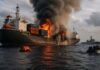 मिस्र के जहाज पर हूती हमला, 3 पाकिस्तानी समेत 4 की मौत, 10 लोग घायल Houthi attack on Egyptian cargo ship