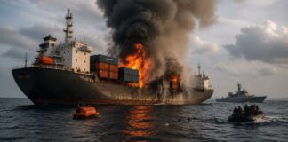 मिस्र के जहाज पर हूती हमला, 3 पाकिस्तानी समेत 4 की मौत, 10 लोग घायल Houthi attack on Egyptian cargo ship