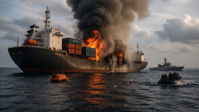 Houthi attack on Egyptian cargo ship Houthi attack on Egyptian cargo ship