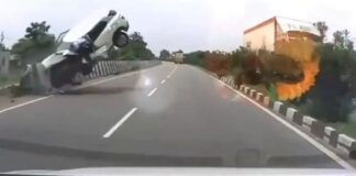 आबान की कार का खौफनाक हादसा कैमरे में कैद, वीडियो वायरल Aban Ahmed Car Accident