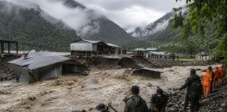 अरुणाचल में आसमानी आफत, फ्लैश फ्लड में 5 जवान लापता; भूस्खलन से 4 मौतें Arunachal Pradesh flash floods