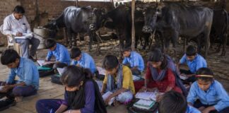 कहीं गोबर तो कहीं चारा’ जयपुर के पास ऐसे पढ़ने को मजबूर बच्चे, स्कूल की खुली पोल Rajasthan govt schools poor condition