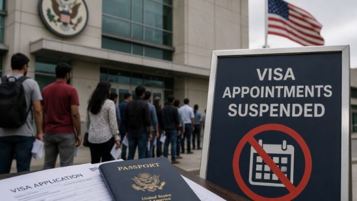 US visa appointments paused US visa appointments paused