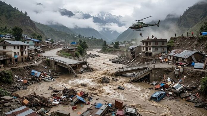 Nepal floods 100 Indians missing 9 Nepali citizens killed flash floods Nepal floods 100 Indians missing 9 Nepali citizens killed flash floods