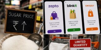 चीनी की बढ़ती कीमतों का असर, Zepto-Blinkit-Swiggy ने खरीदारी पर लगाई लिमिट Sugar Prices