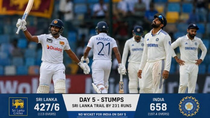 IND vs SL 2nd Test Day 5 IND vs SL 2nd Test Day 5