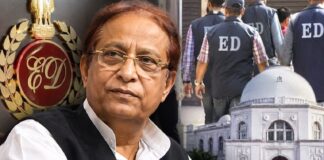 आजम खान पर ED की बड़ी कार्रवाई, यूपी-दिल्ली में 10 ठिकानों समेत जौहर यूनिवर्सिटी पर रेड Enforcement Directorate, Azam Khan, Money Laundering