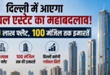 दिल्ली में आएगा रियल एस्टेट का महाबदलाव! 40 लाख फ्लैट, 100 मंजिल तक इमारतें Delhi master plan 2047 100 floor buildings 40 lakh new homes