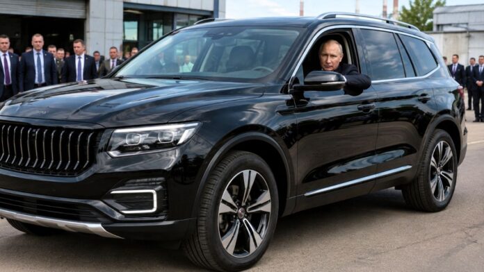 Vladimir Putin drives Volga k50 SUV features price Russia Vladimir Putin drives Volga k50 SUV features price Russia
