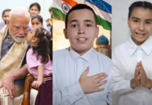 उज्बेकिस्तान में लगे भारत माता के जयकारे, बच्चों ने किया कुछ ऐसा स्वागत जिसे देखकर भावुक हुऐ PM मोदी – VIDEO Uzbekistan PM Modi shares heart touching video children welcome with Indian tricolor