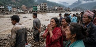 नेपाल में अपनों की तलाश में बेबस होकर भटक रहे लोग, बाढ़ में 4000 लोग लापता, अब तक 1200 से अधिक मौतें Nepal flash floods
