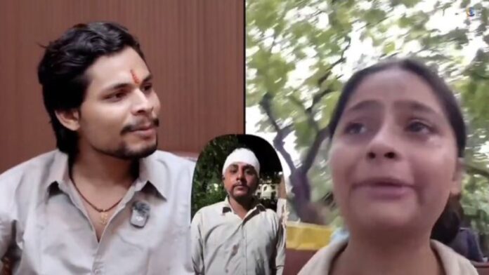 CJP protest Delhi student father attack Swatantra Bhardwaj if then I will do it CJP protest Delhi student father attack Swatantra Bhardwaj if then I will do it