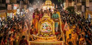 भव्य झांकियों, भजन-कीर्तन, प्रभात फेरी और मध्यरात्रि आरती ने श्रद्धालुओं को किया भावविभोर Grand Tableaus, Bhajan Kirtan, Prabhat Pheri, Midnight Aarti,