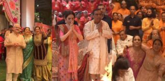 बप्पा के जश्न में डूबा अंबानी परिवार, समधी-समधन संग थिरकीं नीता अंबानी, देखें शानदार वीडियो Ambani Ganesh Chaturthi 2026