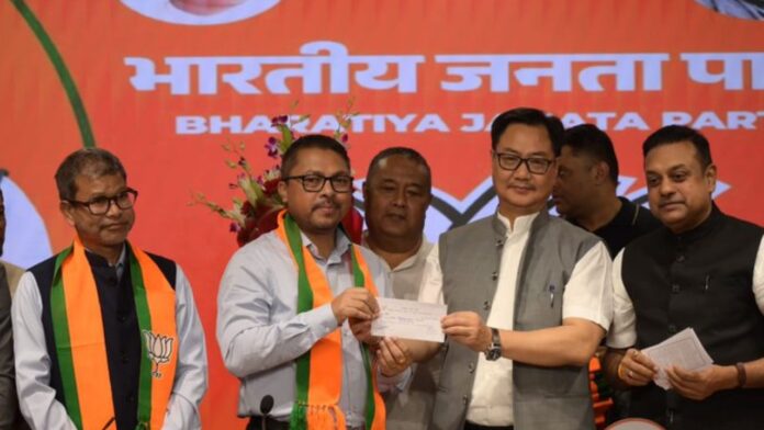 8 UDP MLAs join the BJP 8 UDP MLAs join the BJP