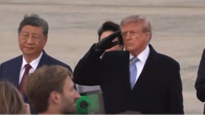 Donald Trump Greets Xi Jinping Donald Trump Greets Xi Jinping