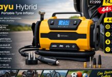 सिर्फ टायर पंप नहीं, कई काम आएगा ये डिवाइस! Portronics ने लॉन्च किया Vayu Hybrid inflate tires this device performs multiple tasks Portronics Vayu Hybrid launched