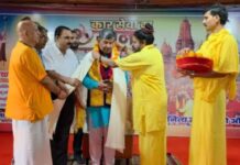 राज्यसभा सांसद दिनेश आर्य ने चित्रगुप्त पीठ में किए मां आदिशक्ति के दर्शन Rajya Sabha MP Dinesh Arya