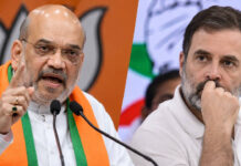 28 विधान परिषद सीटों पर कांग्रेस का खाता नहीं खुला, अमित शाह ने राहुल गांधी पर साधा निशाना