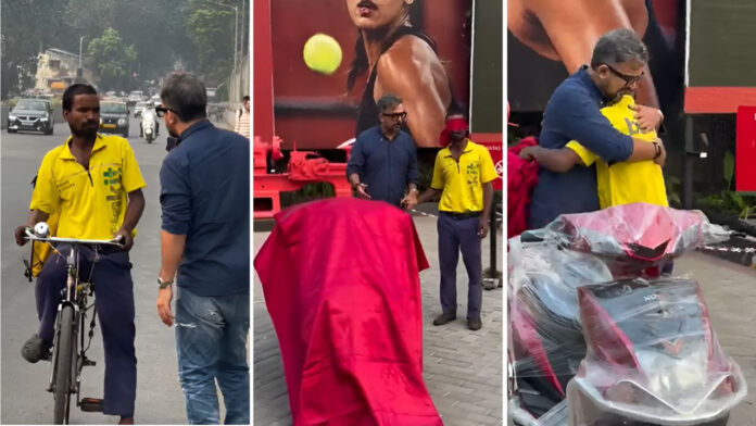 साइकिल से डिलीवरी करता था ब्लिंकिट डिलीवरी बॉय, अनंत अंबानी ने दिया खास तोहफा तो छलक पड़े आंसू