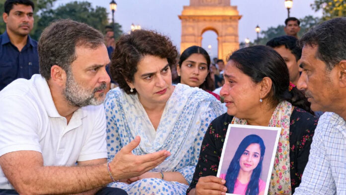 अंकिता को इंसाफ मिला नहीं, राज्यपाल की कुर्सी पर सवाल उठे! इंडिया गेट पर परिवार की गुहार से गरमाई सियासत