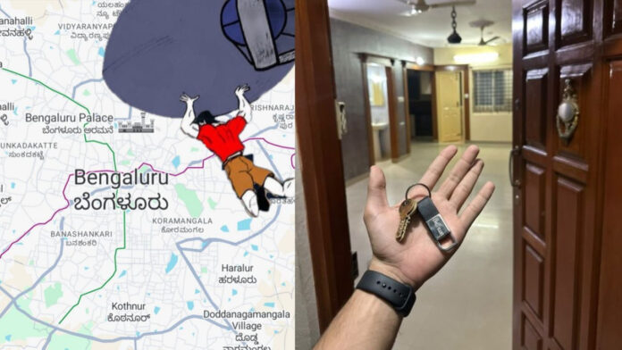 बेंगलुरु में फ्लैट मिला तो खुश हुआ शख्स, फिर चाबी हाथ में आते ही मिला ‘खाली करो’ का फरमान!