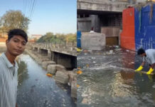 8 महीने की मेहनत हुई बेकार! अजनार नदी फिर कचरे से भरी, बिट्टू तबाही ने दोबारा शुरू किया अकेले अभियान
