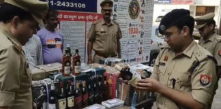 ब्रांडेड बोतलों में सस्ती शराब भरकर बेचने वाले 7 गिरफ्तार, मुज़फ़्फ़रनगर में कोतवाली नगर पुलिस और एसओजी की कार्रवाई
