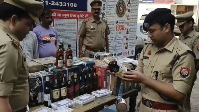 ब्रांडेड बोतलों में सस्ती शराब भरकर बेचने वाले 7 गिरफ्तार, मुज़फ़्फ़रनगर में कोतवाली नगर पुलिस और एसओजी की कार्रवाई