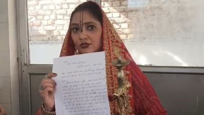 देवी इंदुलेखा को लॉरेंस बिश्नोई के नाम से जान से मारने की धमकी