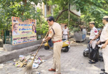 सड़क से बाजार तक सफाई का अभियान, डीसीपी राजेंद्र प्रसाद मीणा ने खुद संभाली कमान