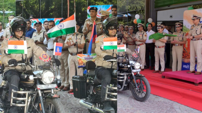 नशे के सौदागरों को संदेश, युवाओं के हाथों में तरक्की का परचम! दिल्ली पुलिस के आठ बाइकर्स भरेंगे हुंकार
