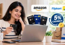 Amazon या Flipkart? ऑनलाइन शॉपिंग पर 5% तक कैशबैक पाने के लिए कौन-सा क्रेडिट कार्ड है सबसे बेस्ट, जानिए