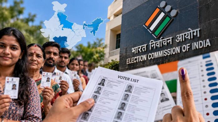 यूपी समेत 17 राज्यों में वोटर लिस्ट सुधार अभियान का ऐलान, चुनाव आयोग ने जारी किया पूरा कार्यक्रम