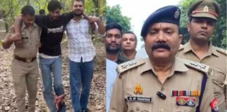 पुलिस के शिकंजे में अंतरराज्यीय अपहरण गिरोह, मुठभेड़ में तीन बदमाश घायल, सात गिरफ्तार
