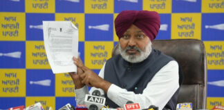 भाजपा की केंद्र सरकार नशों पर पंजाब सरकार के पत्र पर चुप्पी साधे बैठी है: हरपाल सिंह चीमा