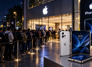 iPhone Duo का जबरदस्त क्रेज, पहली सेल से पहले Apple स्टोर के बाहर जुटी भीड़