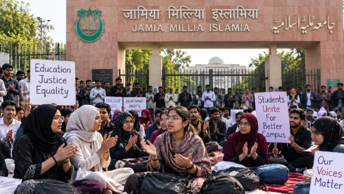 जामिया में छात्रों के आंदोलन का अंत, प्रशासन ने मानीं प्रमुख मांगें; दो नवंबर से खुलेगा परिसर