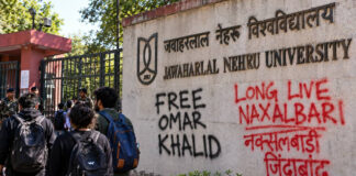 JNU की दीवारों पर ‘फ्री उमर खालिद’ लिखने से भड़का विवाद, ABVP ने उठाए सवाल; जांच में जुटा प्रशासन