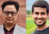 ‘पाकिस्तानी झंडे के साथ कांग्रेस का झंडा’ लंदन प्रदर्शन का वीडियो शेयर कर भड़के किरेन रिजिजू, ध्रुव राठी पर भी कसा तंज