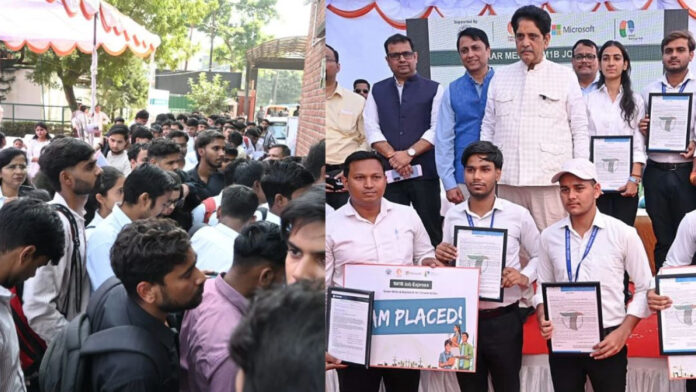 सुनील कुमार शर्मा की पहल से साहिबाबाद में रोजगार का महाकुंभ, 40 कंपनियों ने युवाओं को दिया सुनहरा अवसर