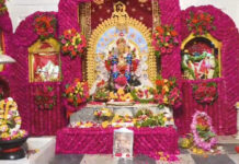 मां के जयकारों से गूंज उठी कान्हा की नगरी, देवी मंदिरों में उमड़ी भक्तों की भीड़