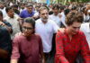 नेहा बोरा को राहुल-प्रियंका के साथ देख भड़का NSUI, व्हाट्सएप ग्रुप का नाम रखा ‘वी द छोटू