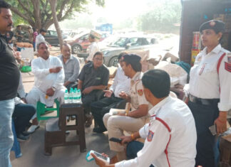 बाजार में जाम के खिलाफ पुलिस का एक्शन, ट्रैफिक सुधारने के लिए मैदान में उतरेंगे 15 मार्शल