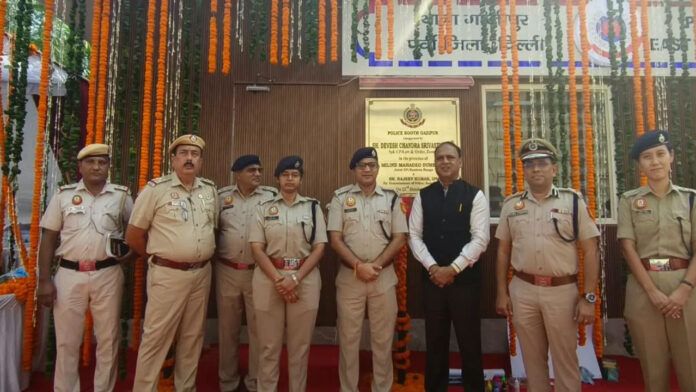 सीमा पर सुरक्षा का नया पहरा, गाजीपुर बॉर्डर पर खुली पुलिस चौकी
